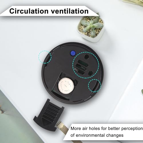 Hygrometer Thermometer Digital Mini Indoor/Outdoor Humidity Monitor Humidity Meter Reptile Thermometer for Humidors Greenhouse 2 Pack - Image 6
