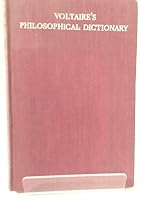 Voltaire's Philosophical Dictionary B000JUZ68C Book Cover