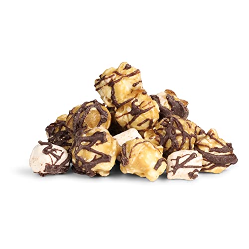 Chocolate S'mores Popcorn By Its Delish, 2 Lbs Bulk Bag, Caramelized With Chocolate And Marshmallows Corn Snack, Parties , Kosher #TOP2