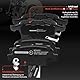 Frankberg 4x Bremsscheiben + 8x Bremsbeläge mit Bremsenschmiermittel Kompatibel mit Astra H A04 2005-2010 Meriva X03 2003-2010 Zafira B Kasten/MPV A05 2005-2015 Replace# 9117678