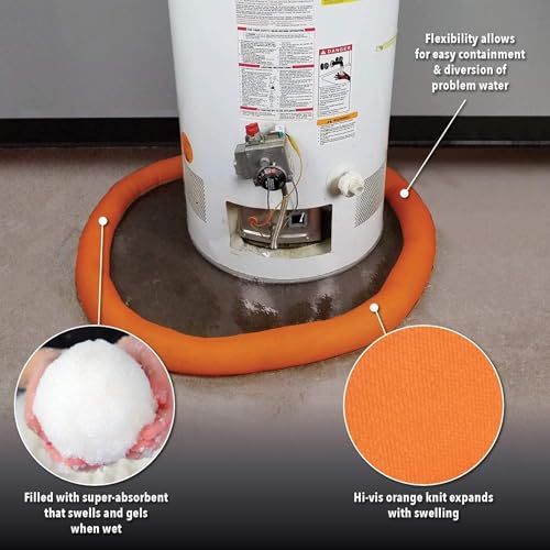 Quick Dam Indoor Water Dam (WUB210-12) - 2.5-Inch x 10-Feet - 12-Pack , Orange by Quick Dam - Image 2