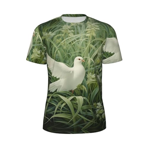 T-shirt d'été homme anti-chaleur respirant imprimé manches courtes
