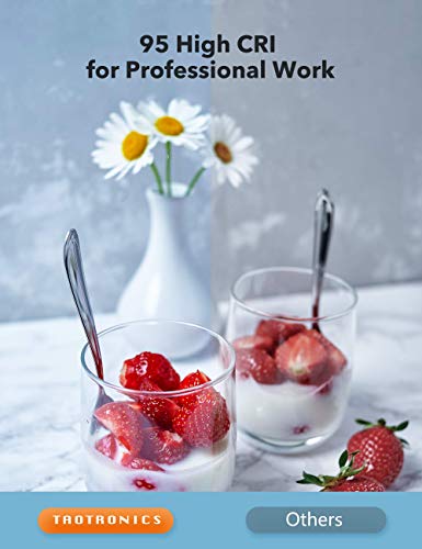 image for TaoTronics 14'' Selfie Ring Light with Tripod Stand 78'', 2 Phone Hold