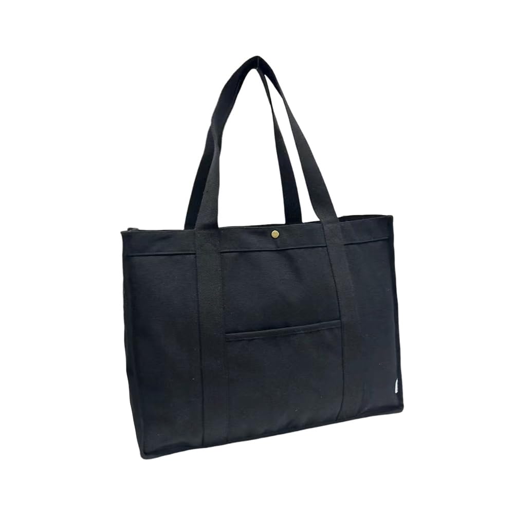 Augbunny 16OZ Canvas Extra Large Shopping Grocery Tote Multi Purpose Beach Bags Diaper Bag โ image 1