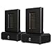Aperion Audio DST Dual Firing Air Motion Transformer Ribbon Super Tweeter Speaker Pair (Aluminum Black)
