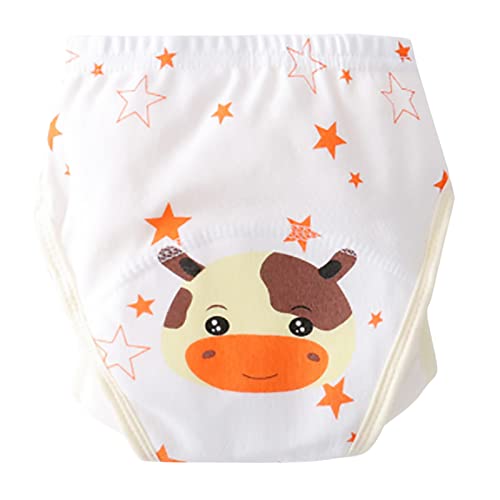 Generisch Couche mignonne pour bébé - Protection contre les fuites - Imperméable - Pantalons pour garçons, rouge, 2-3 ans