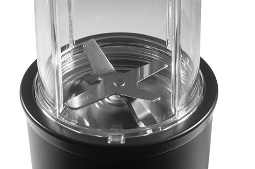 nutribullet Pro 900, Elektrischer Mixer, zerkleinerer, Smoothie Mixer, Multifunktionsmixer, 900w leistung, 900ml und 710ml Becher, matt schwarz, NB910MB