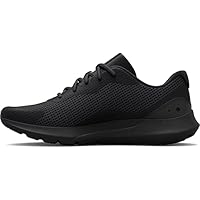 Under Armour UA Surge 3, Zapatillas para Correr, Hombre, Black/Black/Black, 43 EU