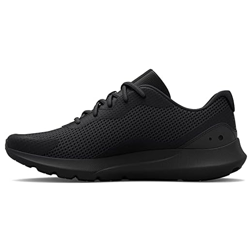Under Armour Surge 3, Zapatillas para correr Hombre, Negro, 43 EU