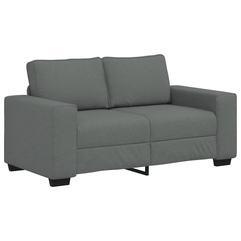 vidaXL Sofá de 2 plazas de Tela Gris Oscuro 160x77x82 cm, sofá, sofá de Dos plazas, sofá de 2 plazas de Tela, sofá de 2 plazas, sofá de Tela