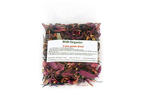BSD Organics Edible Lotus Granules Dried for Tea, Garnishing and More, 500 g