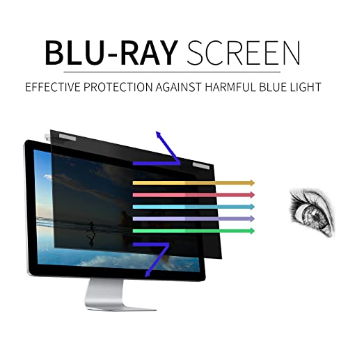Hanging Privacy Screen Filter For Widescreen Monitors 20 Inch To 22 Inch (20",20.1",21.5",22") 16:9/16:10 Aspect Ratio #TOP3