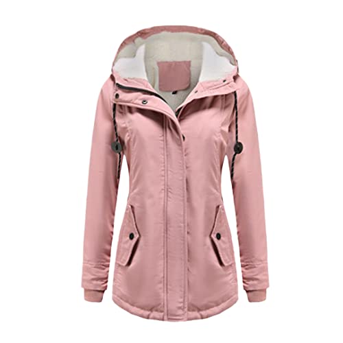 Doudoune épaisse rembourrée en coton avec capuche veste femme 4XL