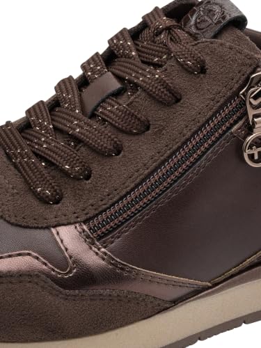 Tamaris Damen Sneaker Synthetik, braun, 40 EU – Ansicht 6