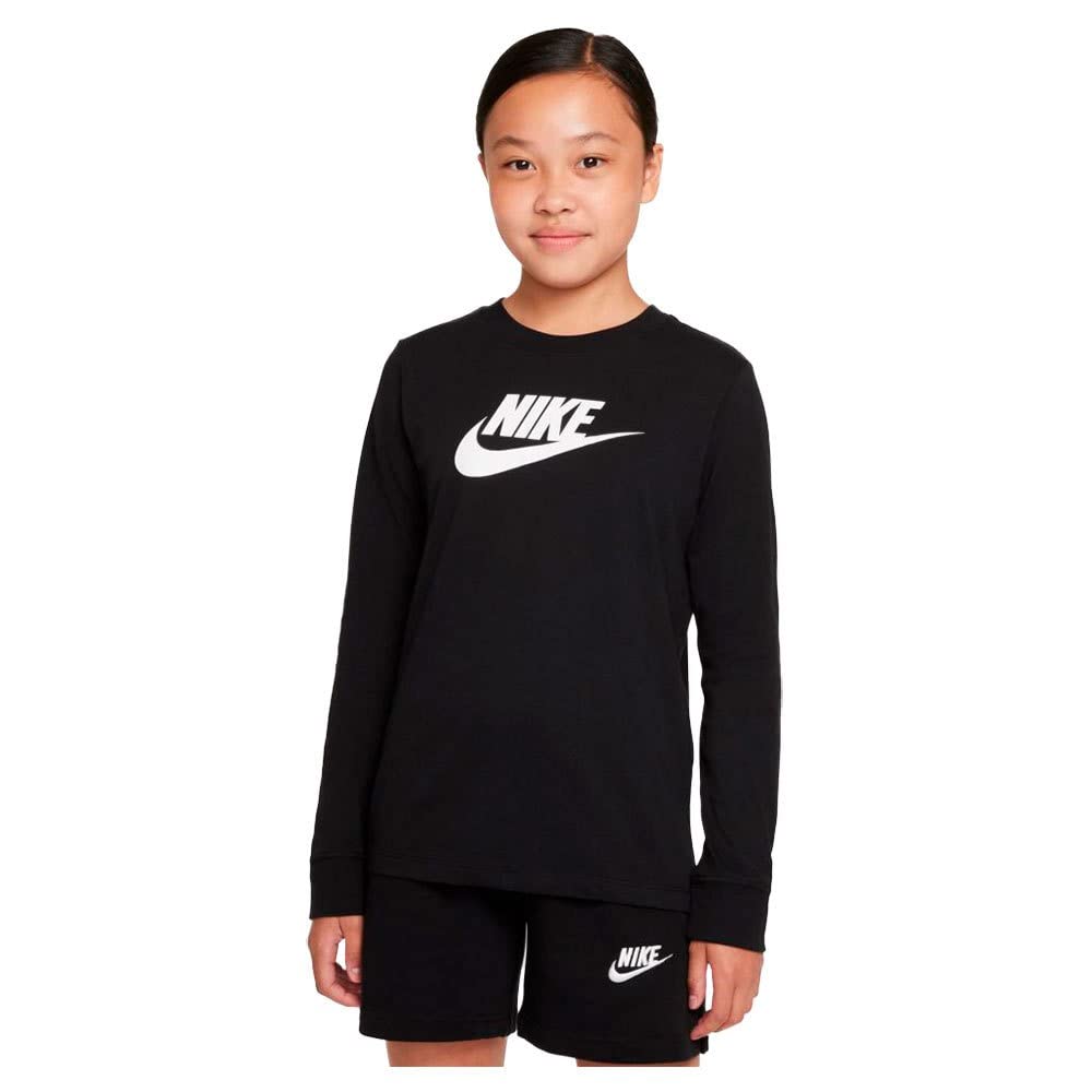 NIKE Tunika ciążowa Dziewczynki G Nsw Ls Tee Basic Futura