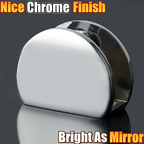 Alise Glass Shelf Bracket Adjustable Shower Brackets,Heavy Duty Clamp Holder For 5-8Mm Glass Shelves,Wall Mount Clamps Clip Support Hardware Replacement Parts,Bl3008-4P Polished Chrome Pack Of 4 #TOP2