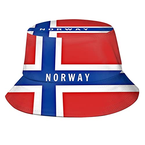 Sombrero Unisex con Bandera de Noruega