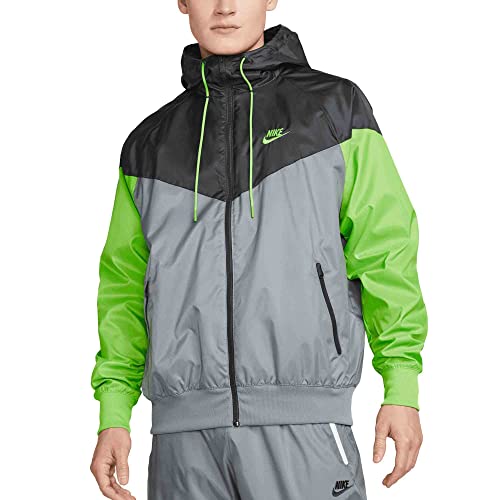 Nike Windjacke für Herren mit Kapuze Windrunner Grau Größe L Code...