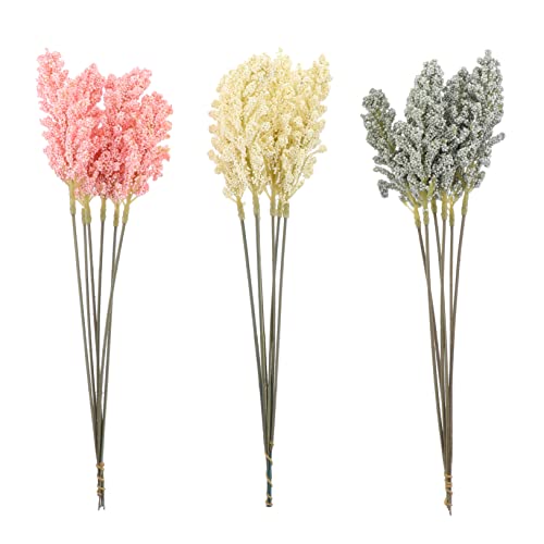Arreglo Floral de 18 pcs de Orejas Falsas de Mijo Decorativas miniatura 1