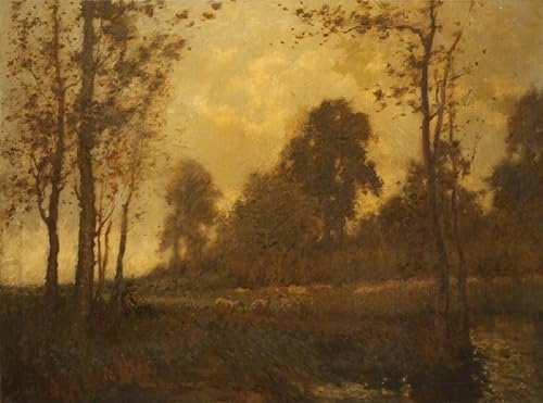 Tableau impressions d'art mural esquisse d'une nature morte Sir George Clausen 60x90cm