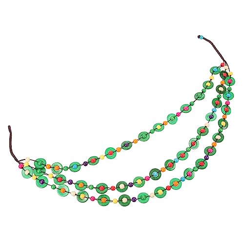 Collier perles en bois et noix de coco, fini les bijoux lourds qui irritent la peau