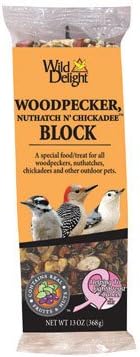 Wild Delight 388490 13 Oz Woodpecker & Wild Bird Nut Block