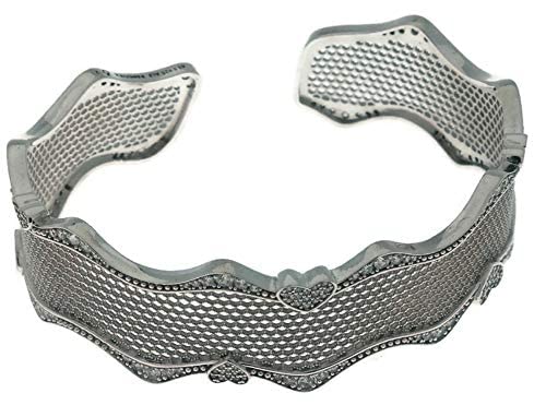 Pandora Lace Of Love Sterling Silver Cuff Bracelet, 7.5" #TOP18