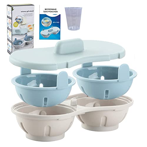 Microwave Egg Poacher Microwavable Egg Steamer Cookware,Home Kitchen Gadget Gifts Bpa Free #TOP4
