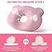 BIKBOK Baby Pillows for Sleeping Newborn, Soft Memory Foam Toddler Pillow for Newborn Prevent Flat Head, Soft & Skin-Friendly Small Pillows (Pink)