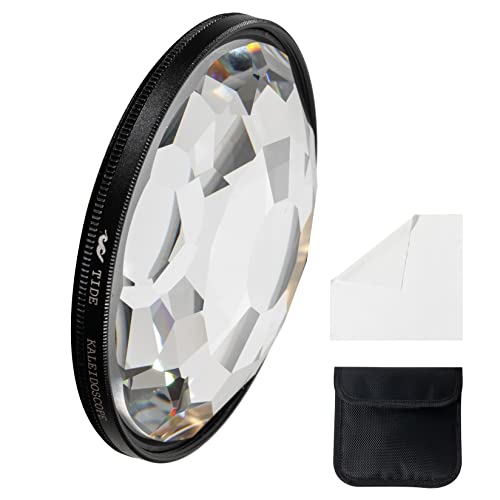 Tide Optics Caleidoscopio Filtro - Prisma Lente de cámara Filtro roscado 77 mm Cover