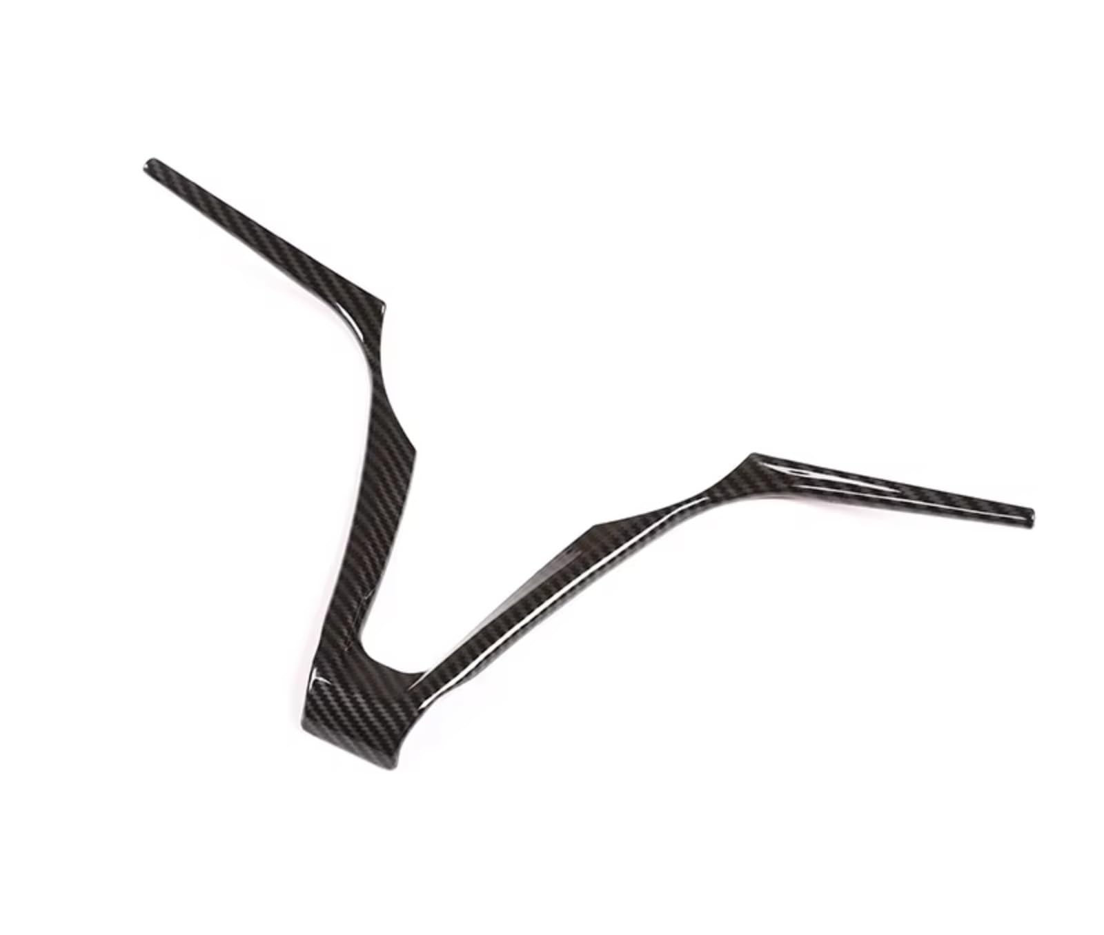 Car Interior Moulding Trim for Alfa for Romeo for Stelvio for Giulia 2017-19 Car Steering Wheel Trim Frame Sticker Accessories(Carbon Fiber)