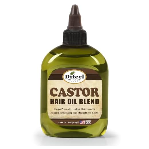 Difeel Premium 99% Natural Castor Hair Oil 7.1 Ounce - Natural Castor Oil for Hair Growth