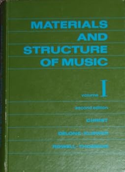 Hardcover Materials and Structure of Music, Volume 1, Second Edition; Book