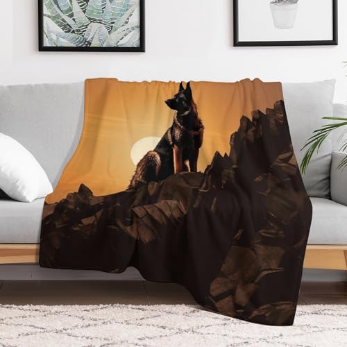 Couverture chaude et confortable imprimé 3D chien lavable à la machine - 3