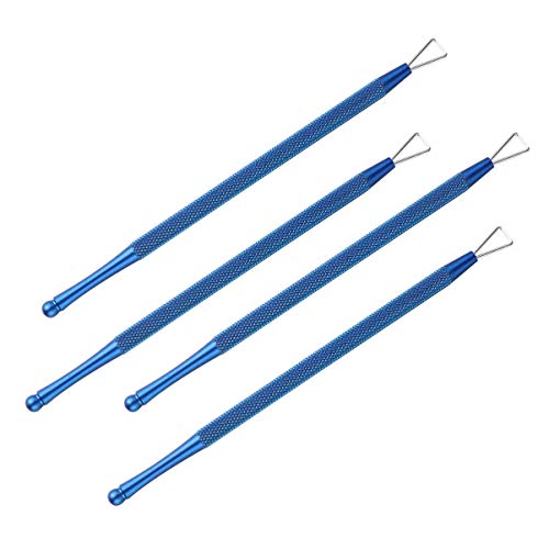 HZWLF Nail Art Tool, Nagelhautschieber Edelstahl Dreieck Nagelhautschäler Schaber Nail Art Remover Tool Nagelschaber Für… – Bild 6