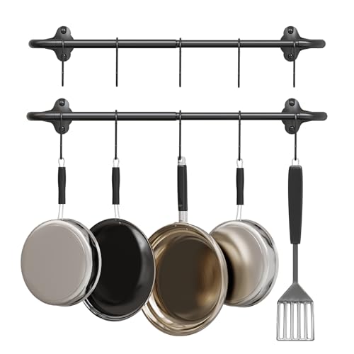 Mogaath 2Pack 32 Inch Iron Rack