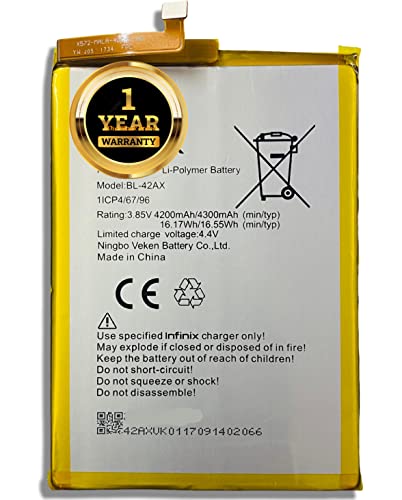 Image of Original BL-42AX Battery Compatible with Infinix Note 4 X572 LTE