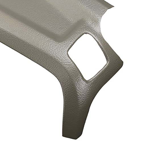 Dashskin American Made Half Dash Cover Compatible With 02-05 Dodge Ram In Taupe - Easy Cracked Dash Fix - Covers Main Dash Half Only #TOP4
