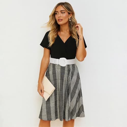 Straw Woven Elastic Belt for Women, Boho Braided Raffia Waist Belt, Stretch Rattan Belt for Summer Dresses4