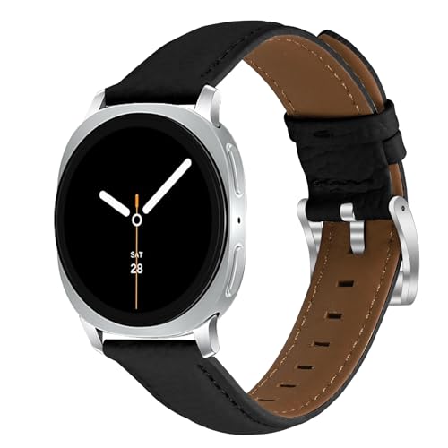 Samsung Galaxy Watch 8 40mm 44mm�p���U�[�X�g���b�v ���߉\�ȃV���o�[�J�W���A���X�|�[�c�X�^�C���o���h Samsung Galaxy Watch 8 Classic 46mm ���f�B�[�X �����Y, One Size, ���U�[