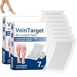 Cerotti per Vene Varicose, 2026 Vein Target Microneedle Patch, Rilassante Venoso Cerotto Terapeutico con Microaghi, Ingredienti Naturali, per Tutti i Tipi di Pelle,8pc