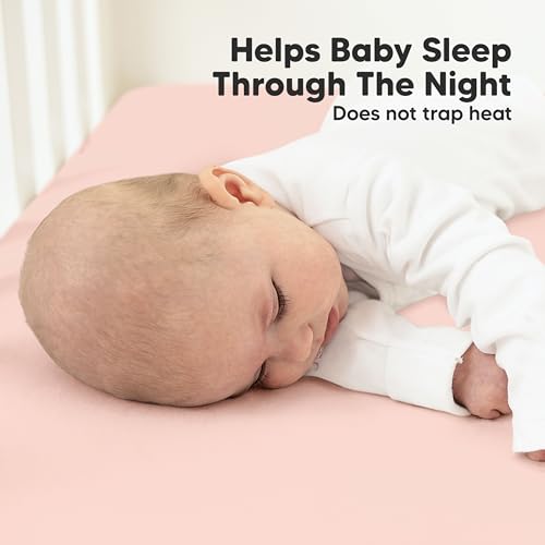 Image of KeaBabies 2-pk Organic Cotton Crib Sheets for Boys Girls 52x28 (Cameo) | Fitted Crib Mattress Sheet Neutral, Breathable Cover for Baby Bed Set, Toddler Mattress, Soft & Cute Prints