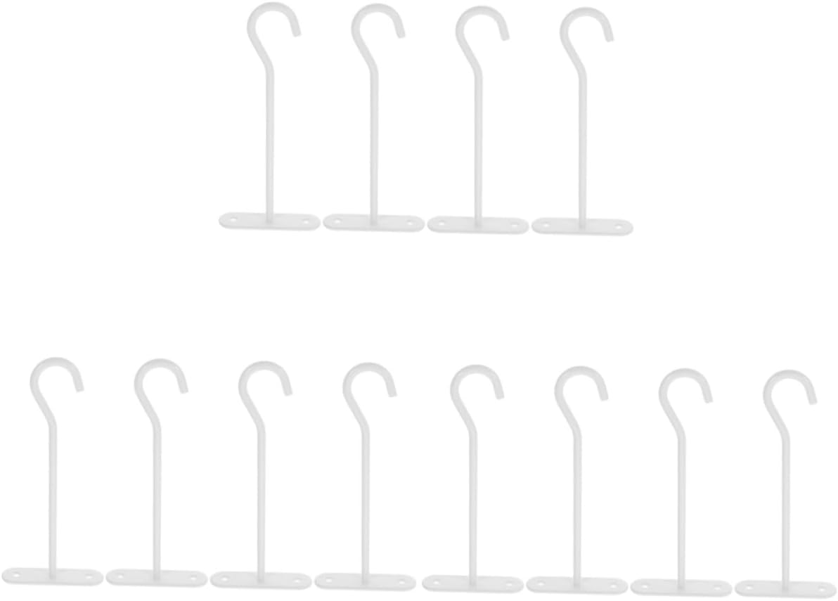 12pcs Heavy-Duty Plant Hooks for Hanging Indoor and Outdoor Iron Ceiling Hooks High Load Capacity Easy to Install