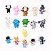 Jzhen Marionnette à Doigt, 16 Pièces Marionnettes À Doigts Différents de Style Famille et Animaux