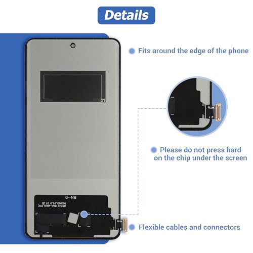 Vvsialeek New LCD Touch Screen Digitizer Assembly Compatible with Realme 11 Pro/Realme 10 Pro + [6.7 inch] with Repair Tools- by Vvsialeek - Used condition - Image 5