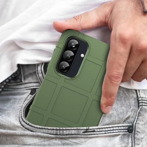 Coque Galaxy A26 TPU antichoc durable avec finition mate vert militaire - 6