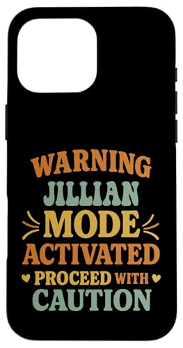 JILLIAN Personalized Women's Gift Custom JILLIAN �X�}�z�P�[�X iPhone 16 Pro Max �p