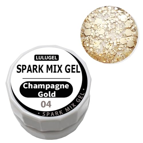 Amazon.co.jp: LULUGEL ジェルネイル キラキラ シルバー ゴールド 系