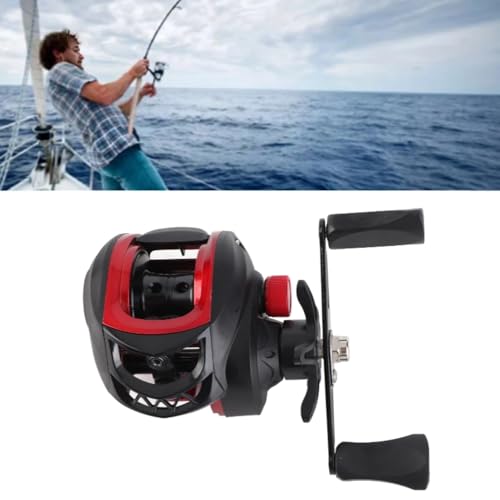 Baitcasting Reel Metal Long Cast Moulinet Casting Powerful Lightweight Smooth Baitcaster Fishing Reel for Saltwater Freshwater, Bait Caster Reel, Baitcaster Reels, Fishing Reel (Left Hand) Reels