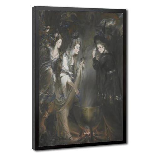 Décoration murale bureau Macbeth Les trois sorcières pour mur vide